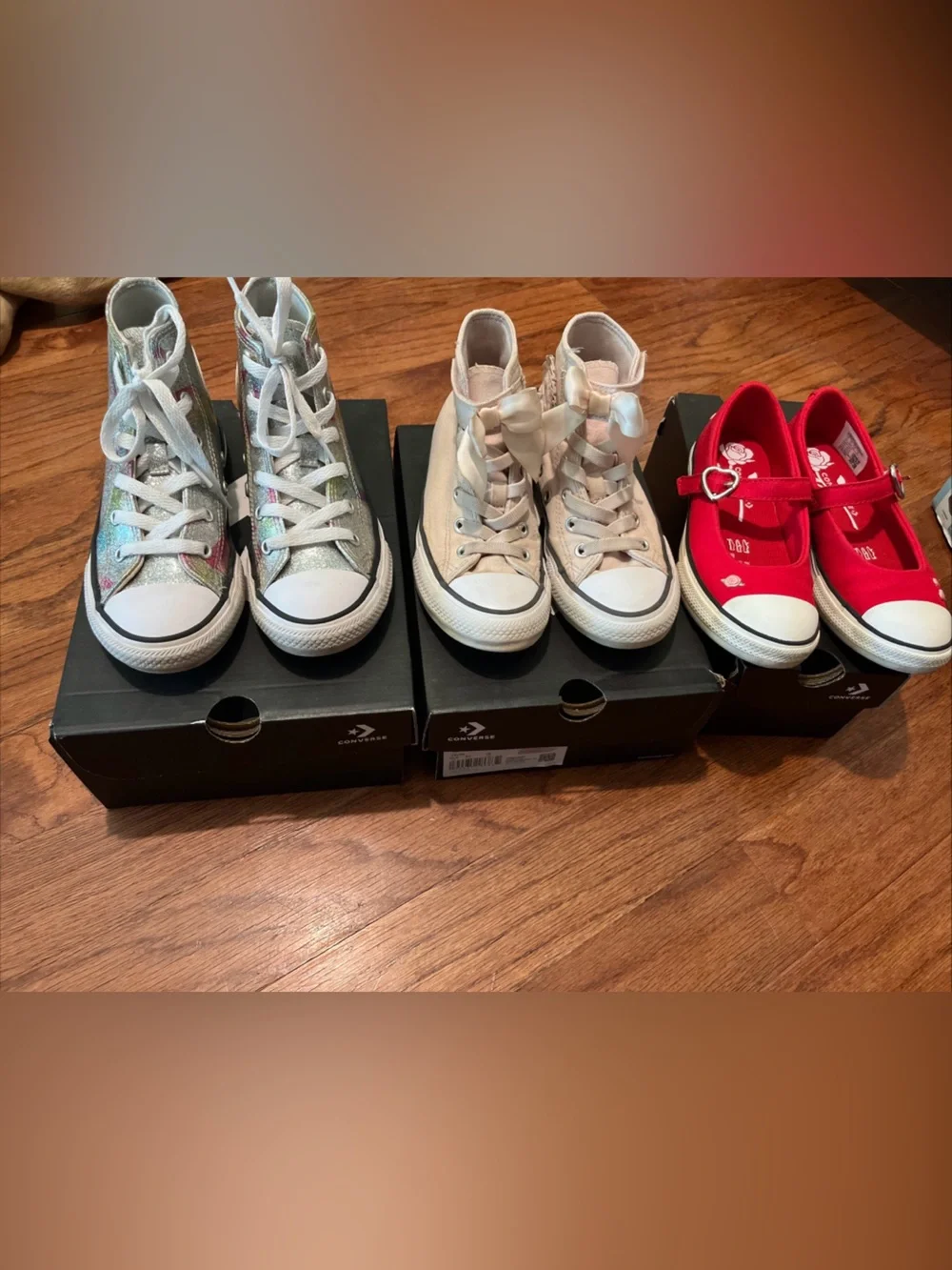 Lot Of 3 Converse Chuck Taylor High Top Shoes Size 13.